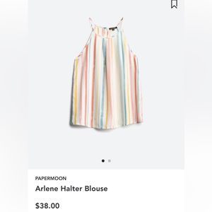 Papermoon Arlene Halter Blouse